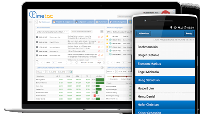 Zeiterfassung f&uuml;r Teams