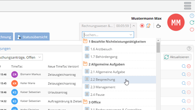 Erfassung live und nachtr&auml;glich