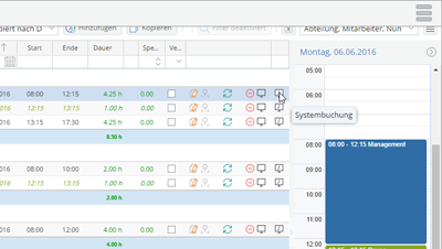 Automatische Zeiterfassung