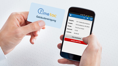 Mobile Zeiterfassung mit NFC